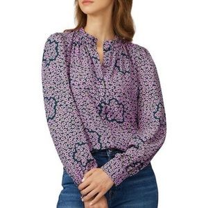 Kate Spade Purple Floral Blouse